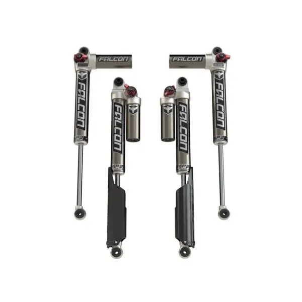 Falcon SP2 3.3 Fast Adjust Piggyback Shock Kit with 2-4.5" Lift for 2018-2023 Jeep Wrangler JL - 11-02-33-400-200