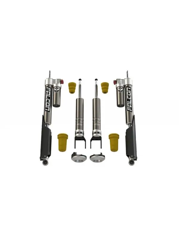 Falcon Lift 2.25"/1.25" Sport Tow/Haul Shock Leveling System for 2019-2023 Ram 1500/Rebel - 19-04-32-400-002