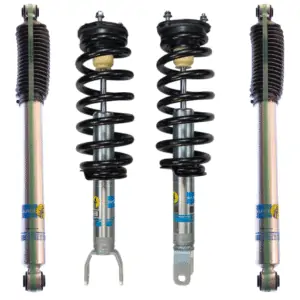 Bilstein 5100 0-2.75 Front Assembled Coilovers and 0-1 Rear Lift Shocks 2011-2018 RAM 1500 4WD