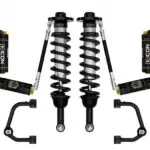 ICON Stage 4 2.75-3.5 Front Lift Coilovers and Rear Lift Shocks with Tubular UCAs for 2021-2023 Ford F-150 4WD K93134T