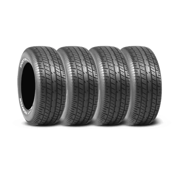 Mickey Thompson Sportsman S/T 15.0 Inch P215/70R15 Raised White Letter Passenger Auto Radial Tires - 249123