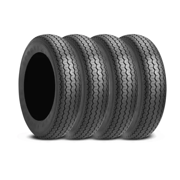 Mickey Thompson Sportsman Front 15.0 Inch 28X7.50-15LT Black Sidewall Racing Bias Tires - 250871