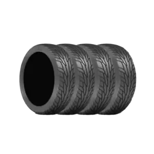 Mickey Thompson Sportsman S/R 18.0 Inch 26X6.00R18LT Black Sidewall Racing Radial Tires - 251021