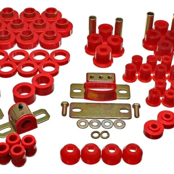 Energy Suspension Suspension Bushing Kit Red for 1980-1986 Jeep CJ7 2.18102R