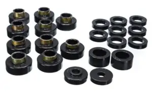 Energy Suspension Body Mount Bushings Black for 1980-1986 Jeep CJ7 2.4102G