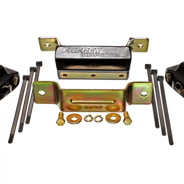 Energy Suspension Motor And Trans Mount Set Black for 1985-1986 GMC K3500 3.1131G