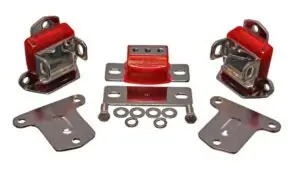 Energy Suspension Motor And Trans Mount Set Red for 1963-1982 Chevrolet Corvette 3.1133R