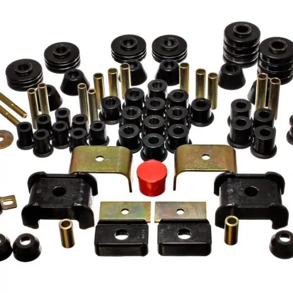 Energy Suspension Suspension Bushing Kit Black for 1977-1978 GMC K35 3.18104G