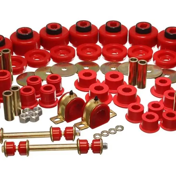 Energy Suspension Suspension Bushing Kit Red for 2001-2006 GMC Sierra 2500 HD 3.18128R
