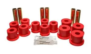 Energy Suspension Rear Leaf Spring Bushing Red for 1987-1987 GMC R3500 3.2113R