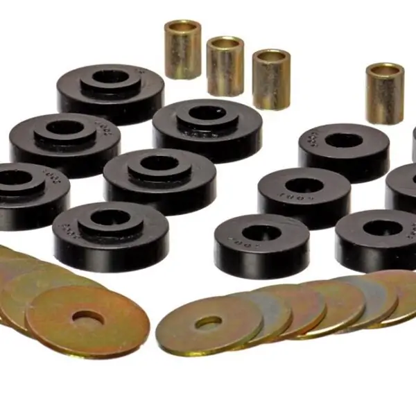 Energy Suspension Body Mount Bushings Black for 1963-1963 Chevrolet Corvette 3.4102G