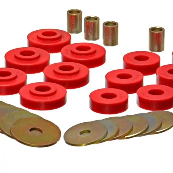 Energy Suspension Body Mount Bushings Red for 1963-1963 Chevrolet Corvette 3.4102R