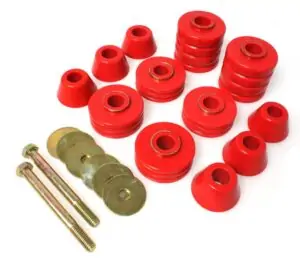 Energy Suspension Body Mount Bushings Red for 1977-1978 GMC K35 3.4103R