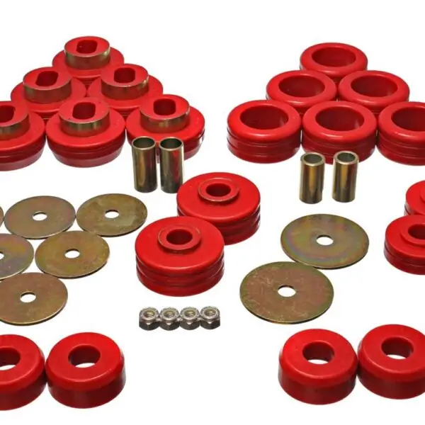 Energy Suspension Body Mount Bushings Red for 1981-1986 Chevrolet K5 Blazer 3.4118R