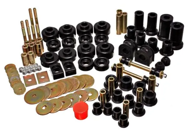 Energy Suspension Suspension Bushing Kit Black for 2004-2004 Ford F-150 Heritage 2WD 4.18122G