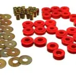 Energy Suspension Rear Leaf Spring Shackle Bushing Red for 1975-1976 Ford F-100 4WD 4.2127R
