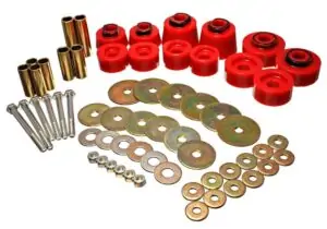 Energy Suspension Body Mount Bushings Red for 1998-2011 Ford Ranger 4.4117R