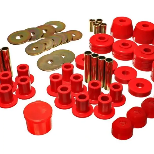 Energy Suspension Suspension Bushing Kit Red for 1977-1985 Dodge W150 5.18102R