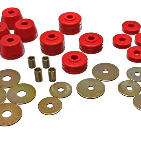 Energy Suspension Body Mount Bushings Red for 1981-1985 Dodge W250 5.4101R