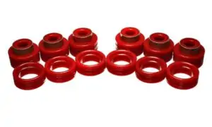 Energy Suspension Body Mount Bushings Red for 1994-2002 Dodge Ram 2500 5.4107R