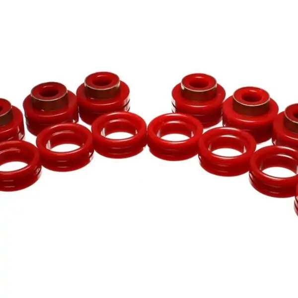 Energy Suspension Body Mount Bushings Red for 1995-2002 Dodge Ram 2500 5.4109R