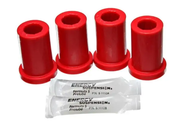 Energy Suspension Front Leaf Spring Shackle Bushing Red for 1984-1985 Toyota 4Runner 8.2104R