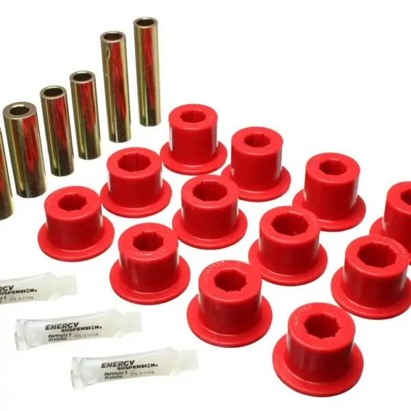 Energy Suspension Rear Leaf Spring Bushing Red for 2007-2021 Toyota Tundra 8.2117R