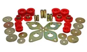 Energy Suspension Body Mount Bushings Red for 2001-2004 Toyota Tacoma 8.4107R