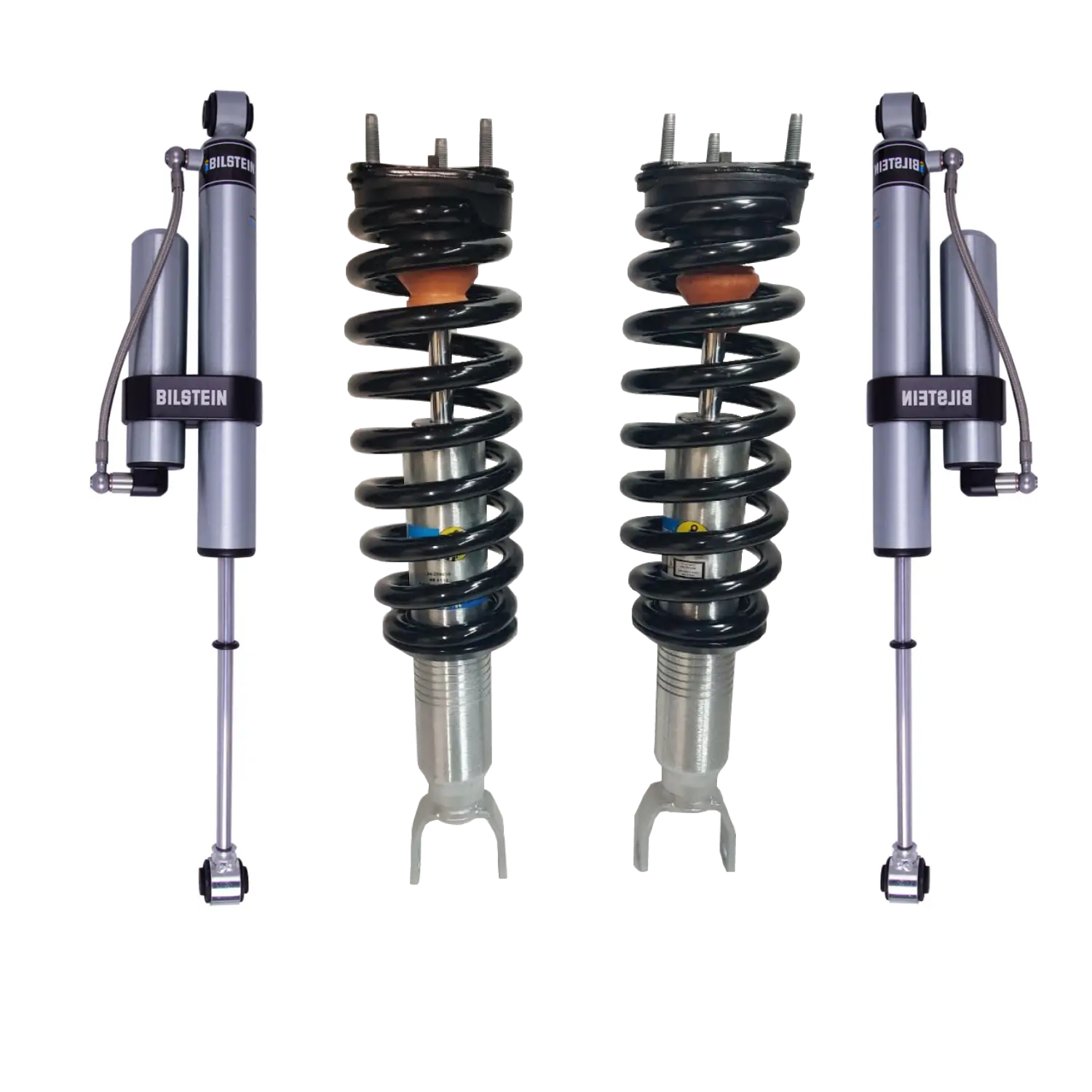 Bilstein 6112 0-2.75 Front Lift Assembled Coilovers and 5160 0-1 Rear Lift Shocks for 2011-2018 Ram 1500 4WD