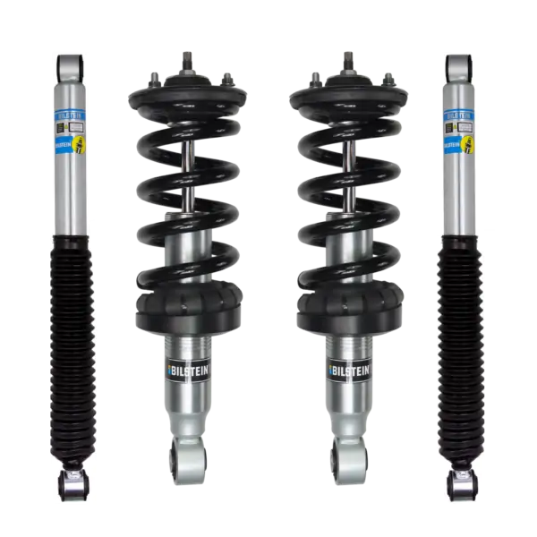 Bilstein B8 6100 Assembled Front 0-2 Lift Coilovers and 0-1 Rear Lift Shocks for 2016-2023 Nissan Titan XD