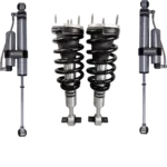 Bilstein B8 6112 0-1.2 Front Assembled Coilovers with B8 5160 RR 0-1 Rear Lift Reservoir Shocks for 2019-2023 Chevy-GMC Sierra Silverado 1500 Trail Boss-AT4 2WD-4WD