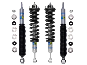 Bilstein-OME 2.5 Front Lift 5100 Assembled Coilovers and B8 5100 0-2 Rear Lift Shocks for 2010-2021 Lexus GX460 2WD-4WD