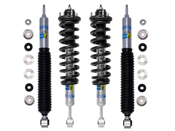 Bilstein-OME 2.5 Front Lift 5100 Assembled Coilovers and B8 5100 0-2 Rear Lift Shocks for 2010-2021 Lexus GX460 2WD-4WD