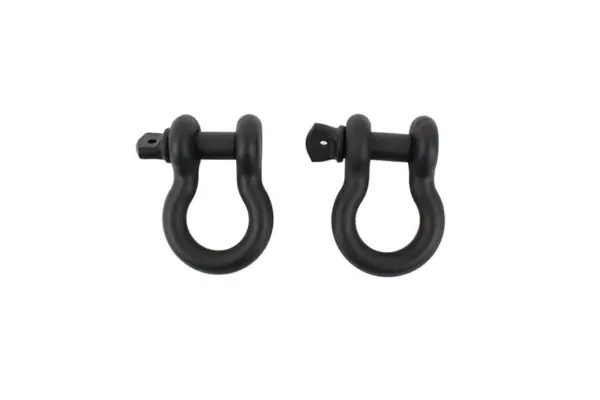 D Ring 3/4 Inch Gloss Black 2 Piece Set Fishbone Offroad - FB21039