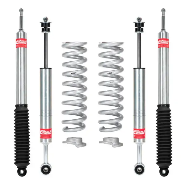 Eibach Stage 1 2.5 Front and 0-1 Rear Pro-Truck-Lift Shocks for 2016-2021 Toyota Tundra 2WD