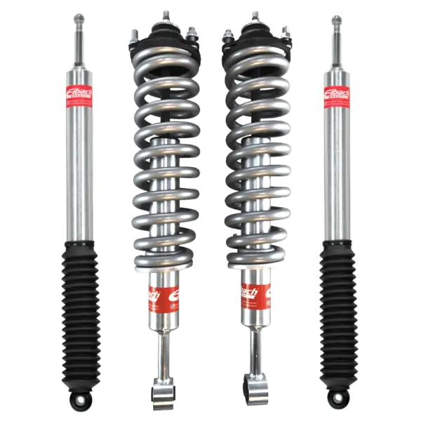 Eibach Stage 1 Assembled 2.5 Front Lift Coilovers and 0-1 Rear Pro-Truck-Lift Shocks for 2016-2021 Toyota Tundra 2WD