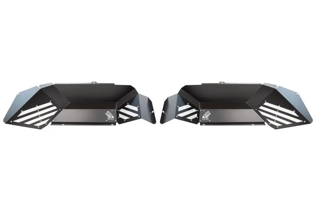 Gladiator Rear JT Black Aluminum Inner Fenders For 2020 Pres JT Gladiator Fishbone Offroad - FB33211R