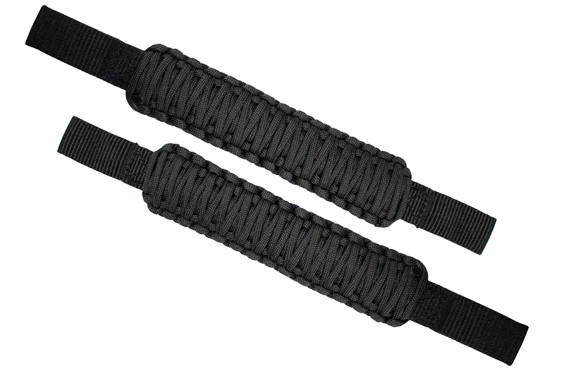 Head Rest Paracord Grab Handles Black Fishbone Offroad - FB55281