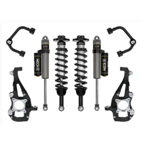 ICON Stage 2 3.5-4.5 Lift Kit with Tubular UCAs for 2021-2023 Ford F-150 4WD