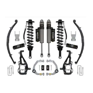 ICON Stage 3 3.5-4.5 Lift Kit with Billet UCAs and Leaf Springs for 2021-2023 Ford F-150 4WD