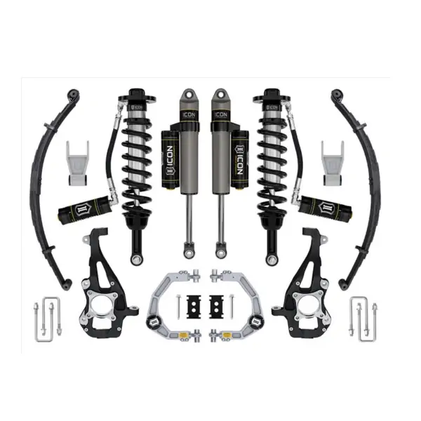 ICON Stage 3 3.5-4.5 Lift Kit with Billet UCAs and Leaf Springs for 2021-2023 Ford F-150 4WD