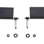 Jeep Foot Peg Set 76-06 CJ YJ TJ Wrangler Gloss Black Fishbone Offroad - FB21078