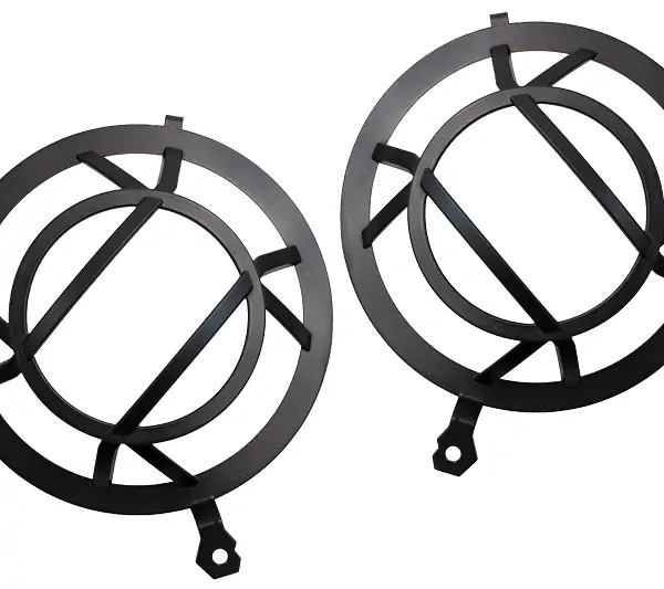 Jeep JL Headlight Guards For 18-Pres Wrangler JL Aluminum Fishbone Offroad - FB21120
