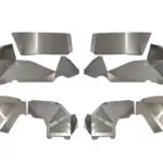 Jeep JL Inner Fenders For 18-Current Wrangler JL Front/Rear Set of 4 Aluminum Raw Fishbone Offroad - FB33108
