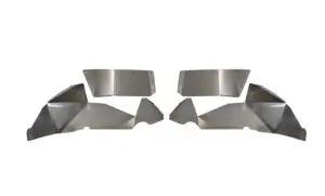 Jeep JL Inner Fenders For 18-Current Wrangler JL Rear Pair Aluminum Raw Fishbone Offroad - FB33108R