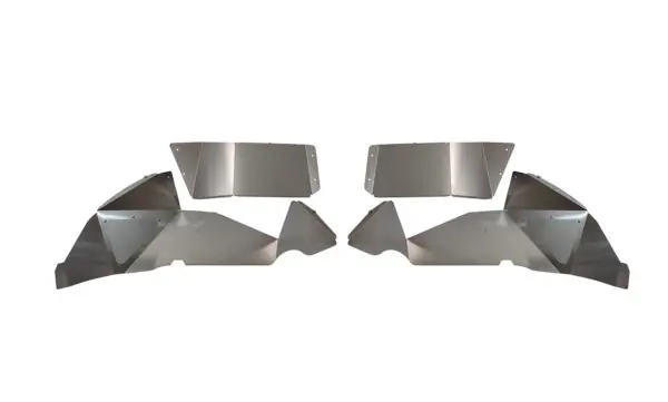 Jeep JL Inner Fenders For 18-Current Wrangler JL Rear Pair Aluminum Raw Fishbone Offroad - FB33108R
