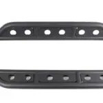 Jeep Wrangler Side Steps 07-18 Wrangler JK 4 Door Steel Black Textured Powdercoat Fishbone Offroad - FB23070