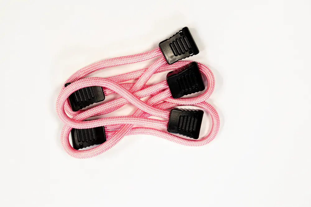Paracord Zipper Pulls 5 Pcs Baby Pink Fishbone Offroad - FB51279-Q
