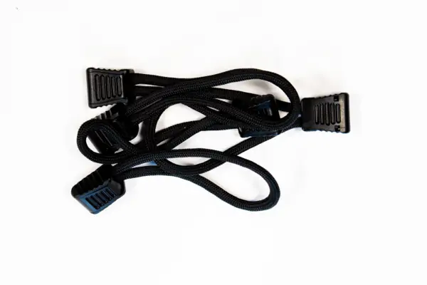 Paracord Zipper Pulls 5 Pcs Black Fishbone Offroad - FB51279-B