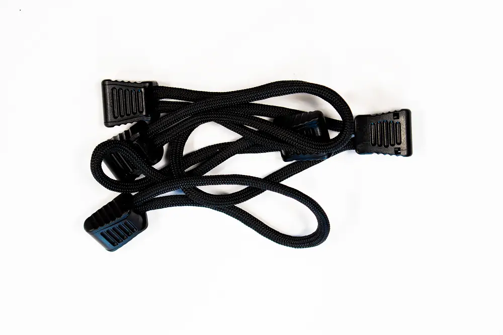 Paracord Zipper Pulls 5 Pcs Black Fishbone Offroad - FB51279-B